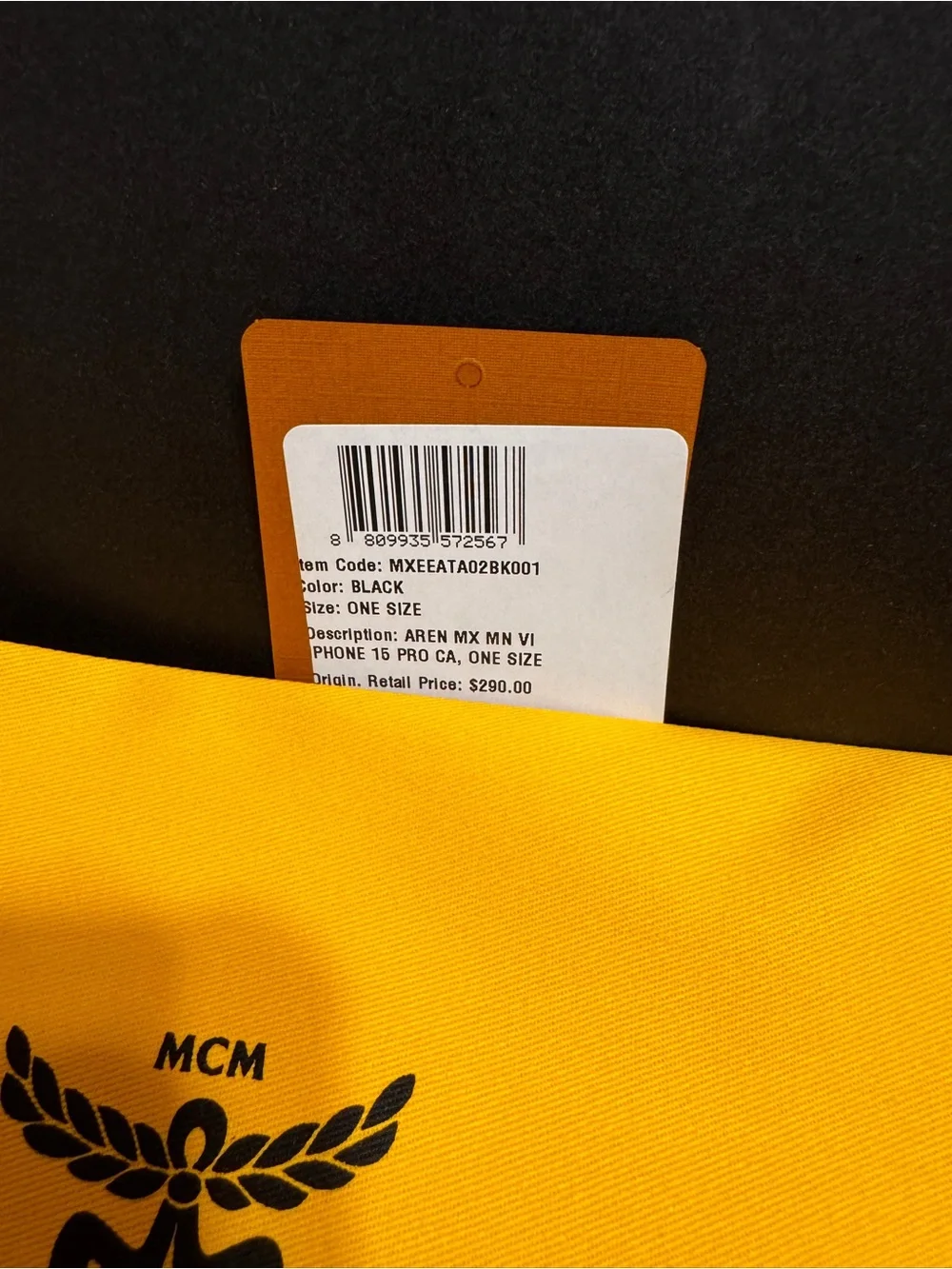 MCM IPhone 15 pro case